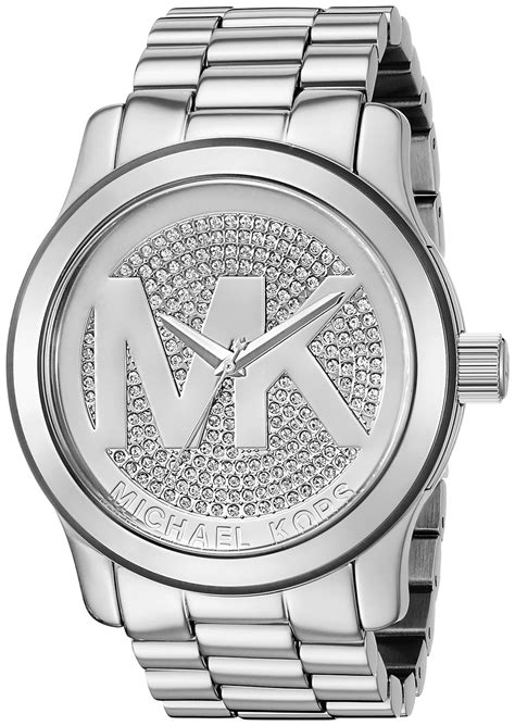 michael kors watch silver amazon|silver Michael Kors Watch sale.